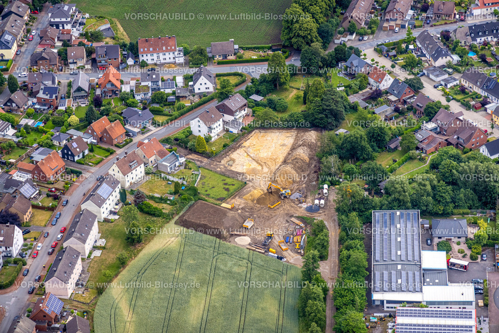 Haltern220604342 | Luftbild, Baugebiet mit Baustelle Im Brook, Haltern-Stadt, Haltern am See, Ruhrgebiet, Nordrhein-Westfalen, Deutschland