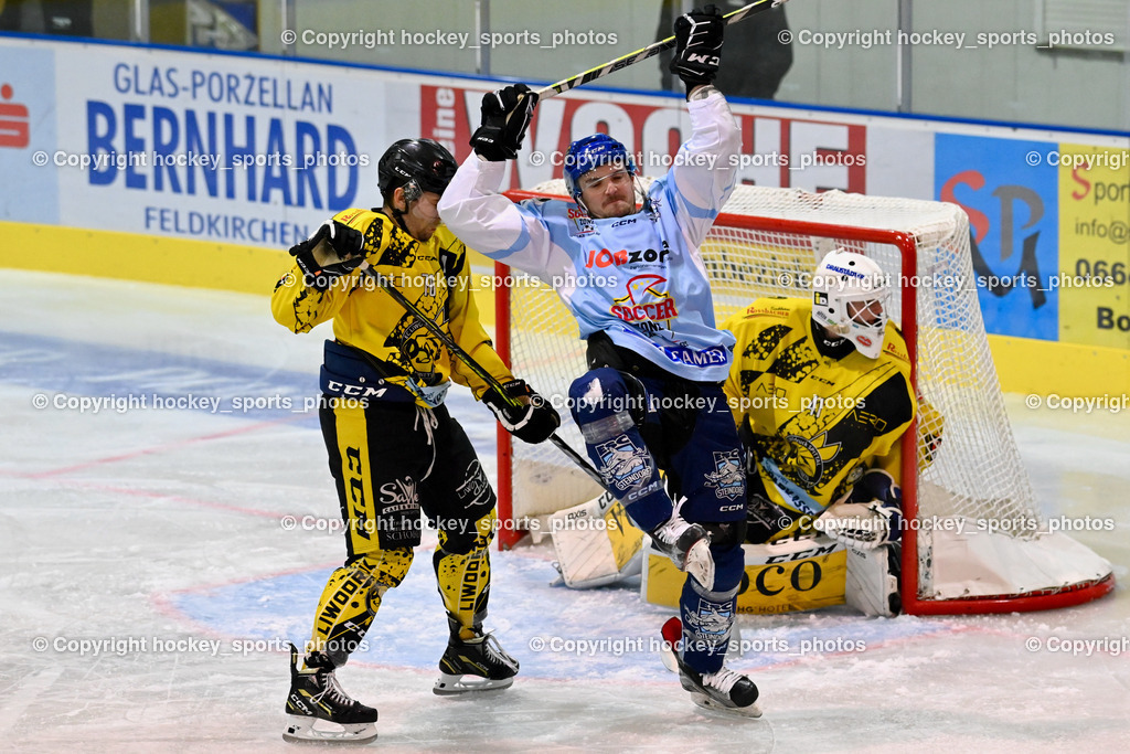 ESC Steindorf vs. EC Spittal Hornets 3.12.2022 | #18 Pöck Markus, #70 Kronig Daniel, #41 Ameisbichler Lukas