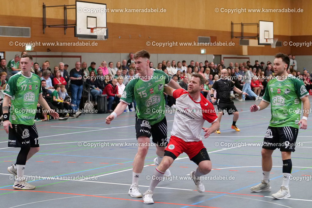 Handball : Verbandsliga Herren: TB Oberhausen - RW Oberhausen  am 12.04.2026 in Oberhausen. | Handball : Verbandsliga Herren: TB Oberhausen - RW Oberhausen  am 12.04.2026 in Oberhausen. - Realisiert mit Pictrs.com