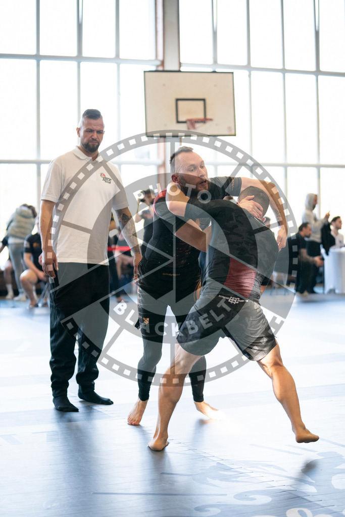 20240309PBB6800 | Fighters compete during the International Luta Livre (ILLCS) Spring Championship in Hannover, Germany, on March 9, 2024.