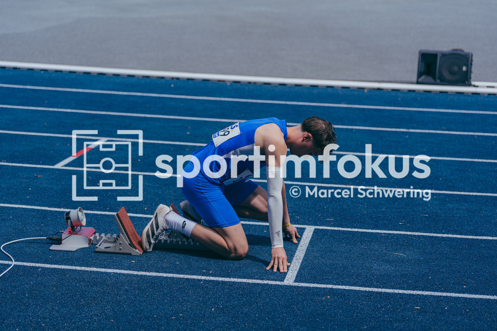 DM U23 U18 Bochum 2026 | Milan Merl (TV Wattenscheid 01), Startnummer 1599, 400 Meter Hürden, Deutsche Meisterschaften der U18 &amp; U23 2026, Lohrheidestadion Bochum-Wattenscheid, 04.07.2026 Foto: Marcel Schwering / sportimfokus - Realisiert mit Pictrs.com
