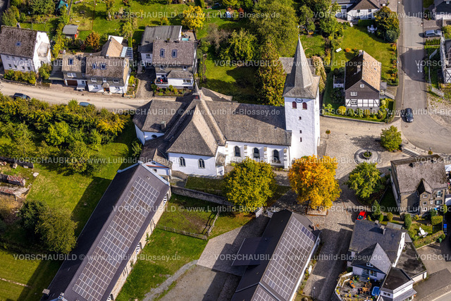 Bestwig220901927 | Luftbild, St. Joseph-Kirche, Ostwig, Bestwig, Ruhrgebiet, Nordrhein-Westfalen, Deutschland