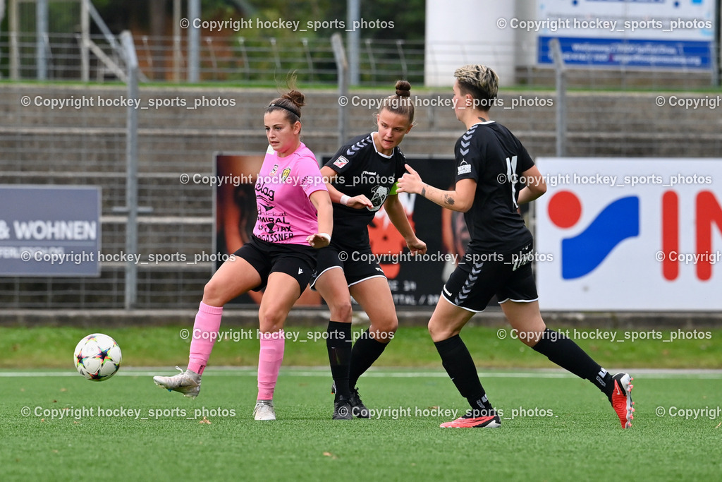 Liwodruck Carinthians Hornets vs. FC Pingau Saalfelden Frauen 29.10.2023  | #19 Jana Christina Lemberger, #9 Sophie Lappe, #11 Carola Schwaiger