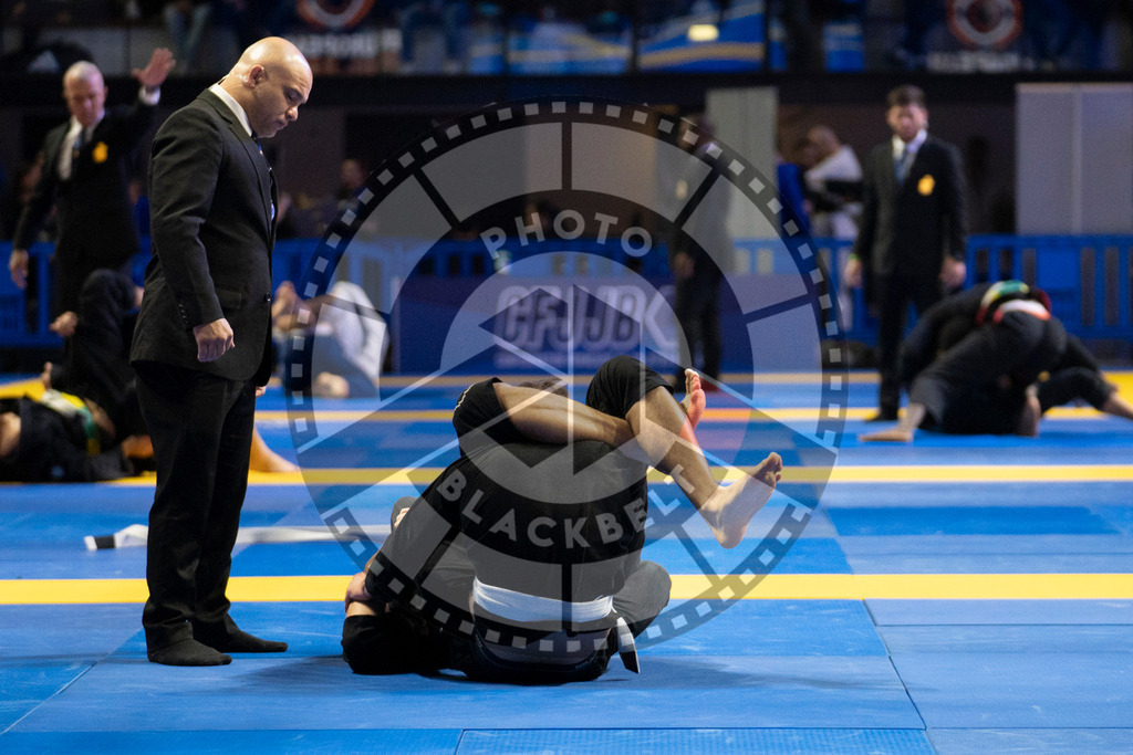 20240119PBB0960 | Fighters compete during the IBJJF European Championship in Paris, France, on January 19, 2024.