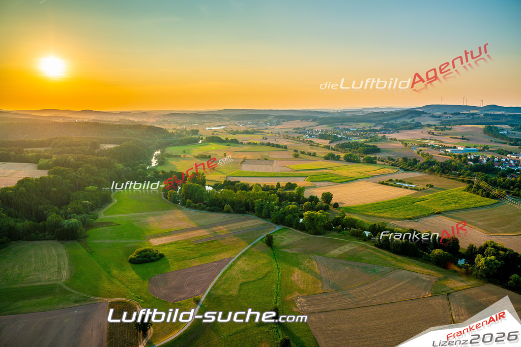 aktuelles Luftbild von Main Mainleus - Luftaufnahme wurde 2018 von https://frankenair.de mittels Flugzeug (keine Drohne) erstellt.