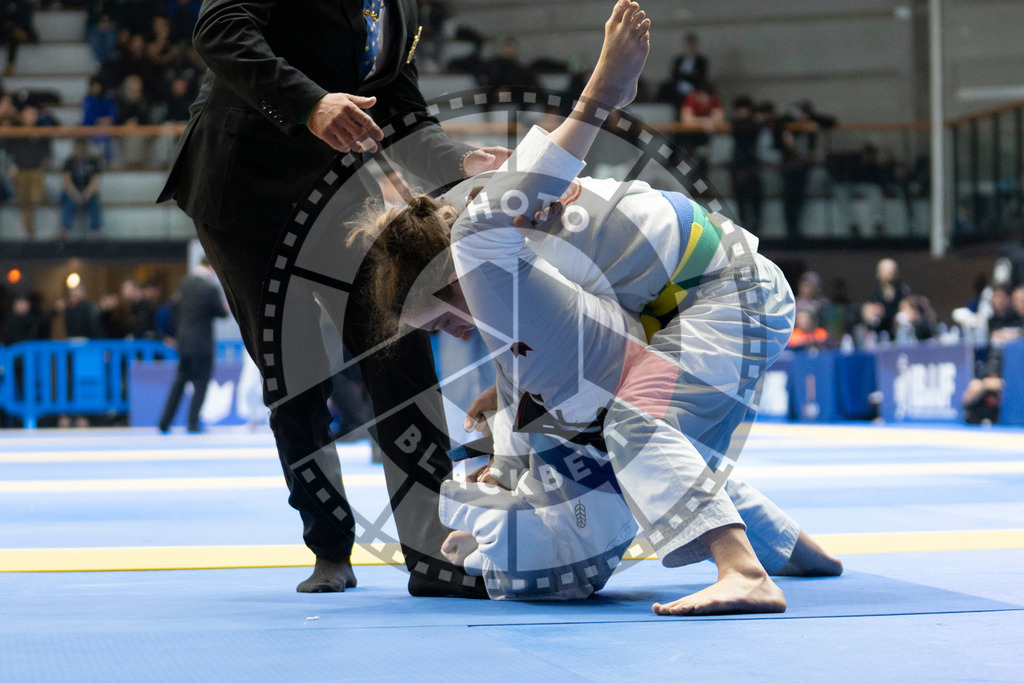 20240119PBB2164 | Fighters compete during the IBJJF European Championship in Paris, France, on January 19, 2024.