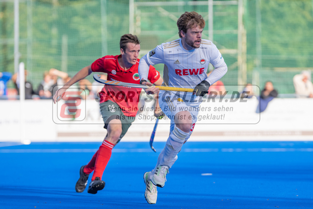 HK_20221008_100538 | 1. Bundesliga Herren Crefelder HTC - Rot-Weiss Köln am 8.10.2022 Crefelder HTC, Krefeld , Fouhy Nathan ( Crefelder HTC #24 ) , Mink van der Weerden ( Rot-Weiss Köln #30 )