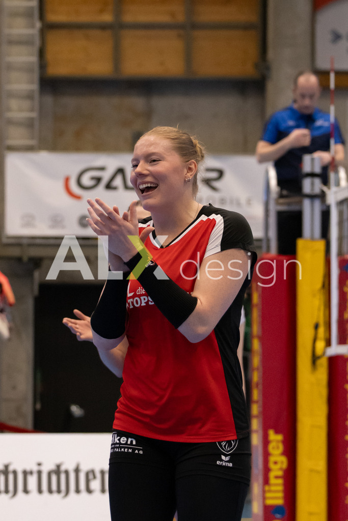 Volleyball I Frauen I Saison 2025-2026 I Volleyball NLA | Women I 1/4 Finals I VC Kanti Schaffhausen - BIWI Volleyball Franches-Montagnes I 21.02.2026 | 9 Jordan Lockwood (USA) (VC Kanti Schaffhausen) – Diagonal - Realisiert mit Pictrs.com