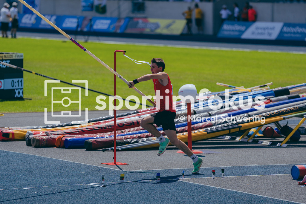 Deutsche Meisterschaften U20 / U16 2026 | Max Wolgast, LG Brillux Münster, 1506, Stabhochsprung, Deutsche Meisterschaften der U20 &amp; U16 2026, Lohrheidestadion Bochum-Wattenscheid, 12.07.2026. Foto: Marcel Schwering / sportimfokus - Realisiert mit Pictrs.com