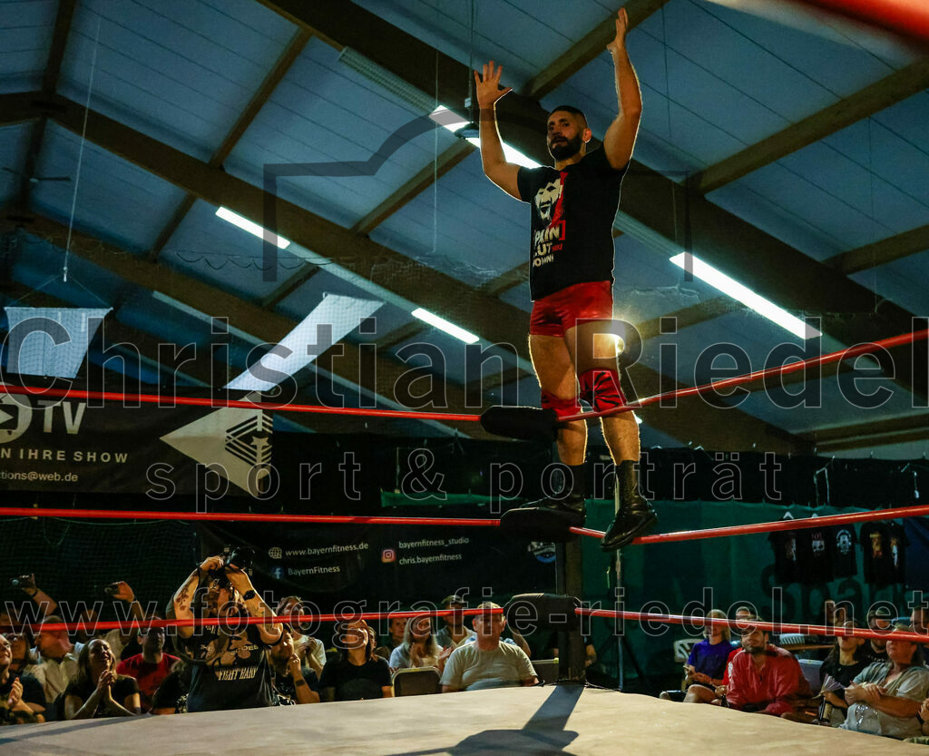 2023-08-12_203_EWS_Wrestling_ERDING | Erding, Deutschland, 12.08.2023:
Wrestling, Saison 2023, EWS Wrestling ERDING

Foto: Christian Riedel / fotografie-riedel.net