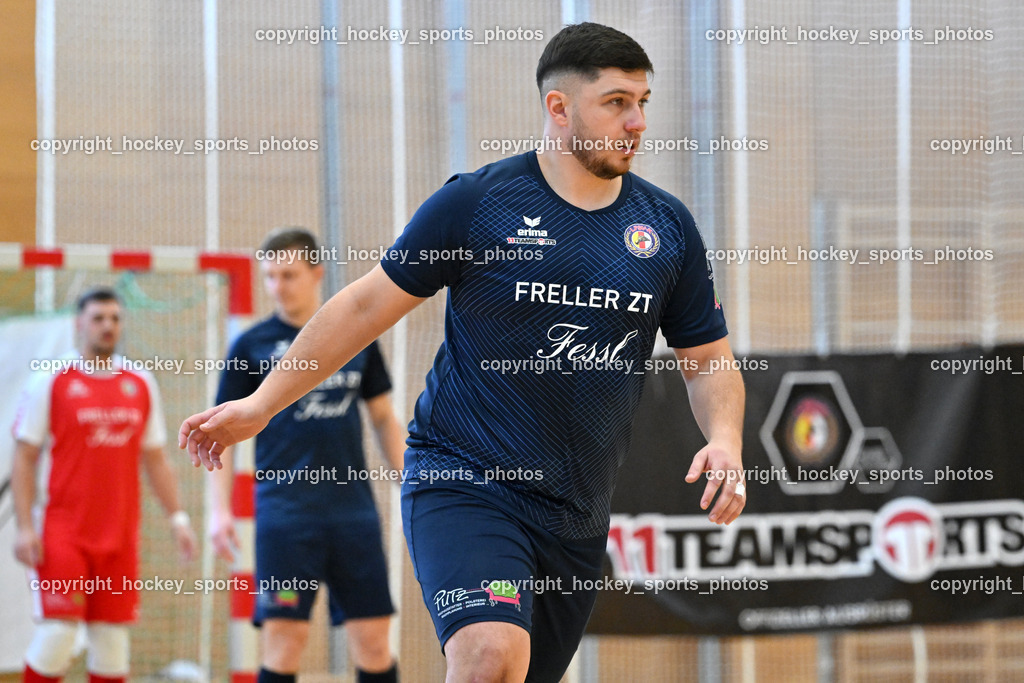 LPSV-Kärnten vs. FUTSAL versli.at Klagenfurt | #9 Dino Matoruga LPSV-Kärnten, LPSV-Kärnten vs. FUTSAL versli.at Klagenfurt, LPSV-Kärnten vs. FUTSAL versli.at Klagenfurt am 01.02.2026 in Villach (Ballspielhalle St. Martin), Austria, (Photo by Bernd Stefan)