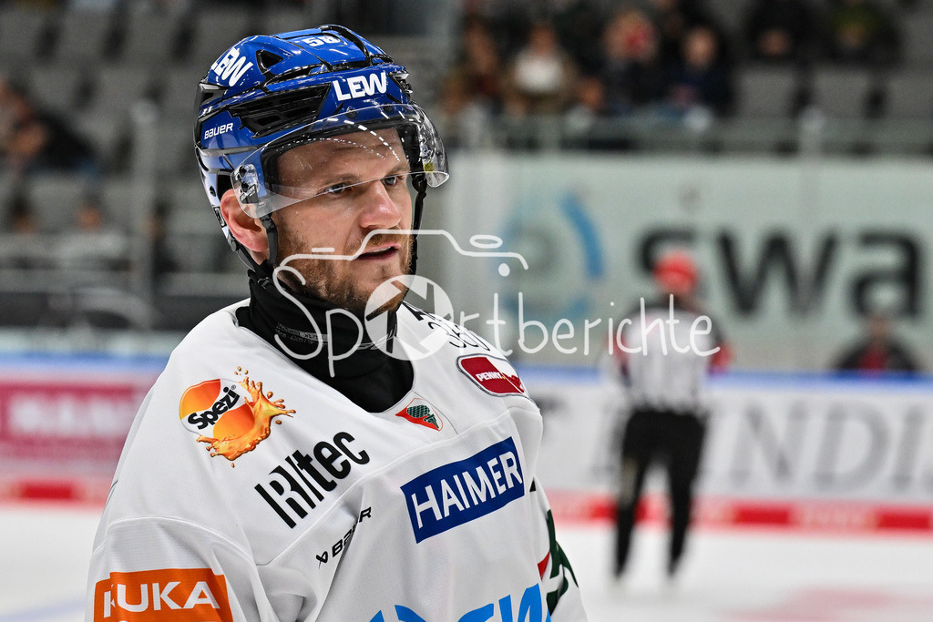 Augsburger Panther - Moser Medical Graz99ers | im Bild Maximilian RENNER (Augsburger Panther #58) / Einzelfoto / Freisteller / Testspiel: Augsburger Panther - Moser Medical Graz99ers; Curt Frenzel Stadion am 31.08.2025