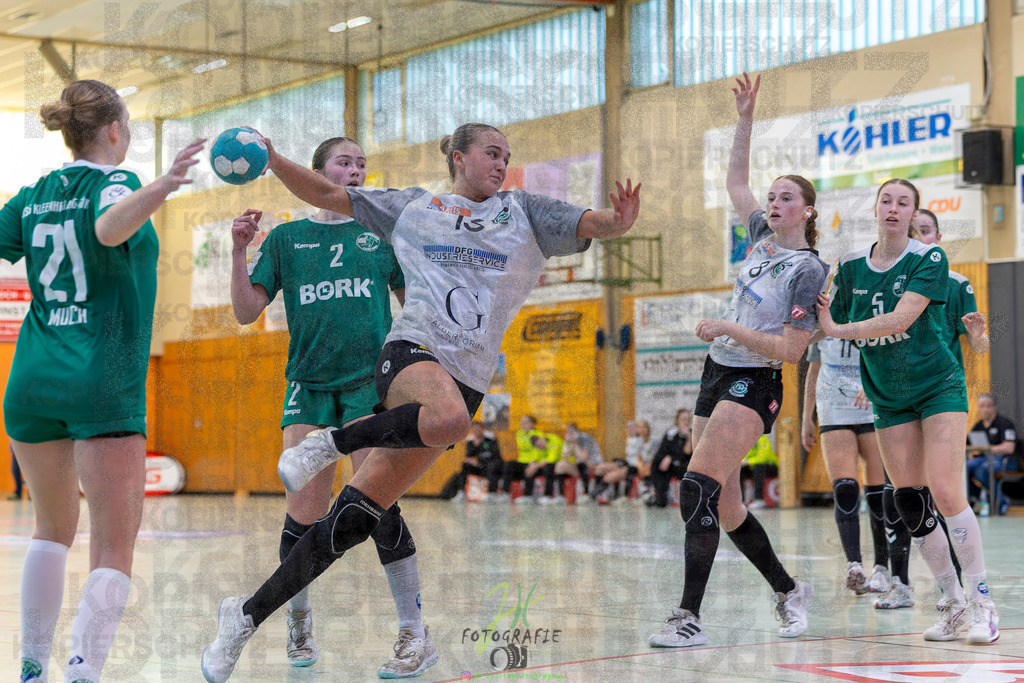 Jugendbundesliga wJA, Pokalrunde, HSG Kleenheim/Langgöns - Frisch Auf Göppingen | Jugendbundesliga wJA, Pokalrunde, HSG Kleenheim/Langgöns - Frisch Auf Göppingen am 28.02.2026 in Oberkleen (Weidig-Halle)Photo © 2026 - Jörg Heinrich - Realisiert mit Pictrs.com