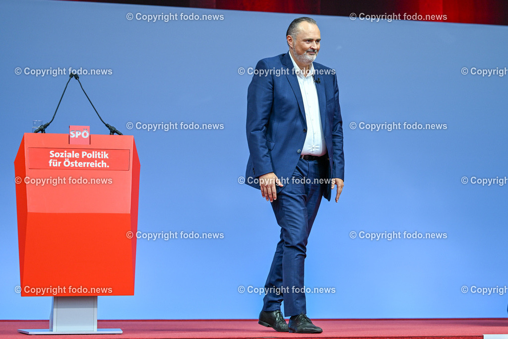 Bundesparteitag SPOE in Linz Design Center_ 03.06.2023-71 | 03.06.2023, Linz, AUT, Bundesparteitag SPOE in Linz Design Center, im Bild Hans-Peter Doskozil (SP, LH Burgenland)