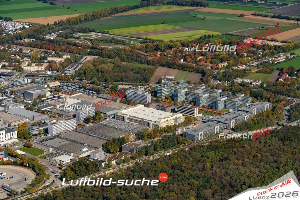 aktuelles Luftbild von Karlsfeld Muenchen - Luftaufnahme wurde 2018 von https://frankenair.de mittels Flugzeug (keine Drohne) erstellt.