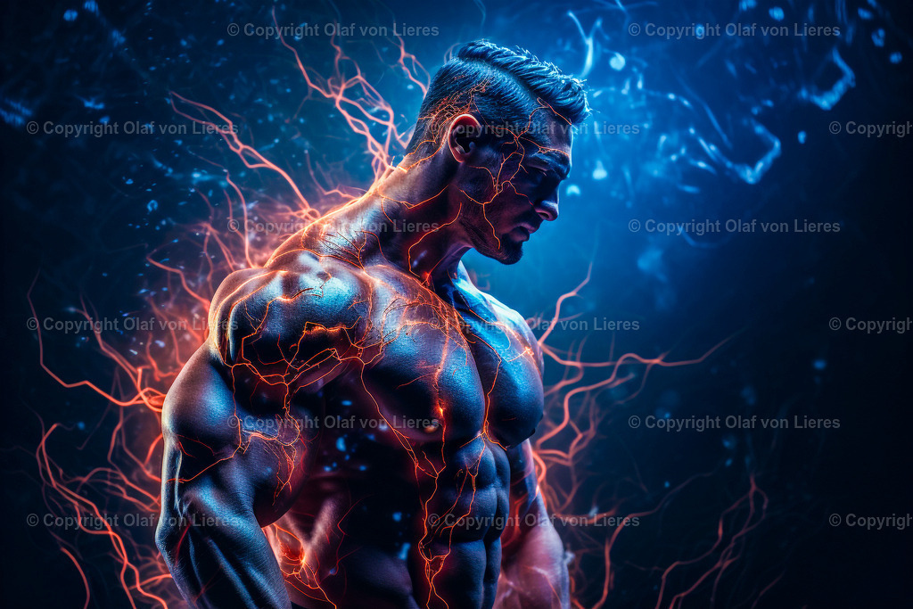 muskulöser Mann | Mann mit Muskeln