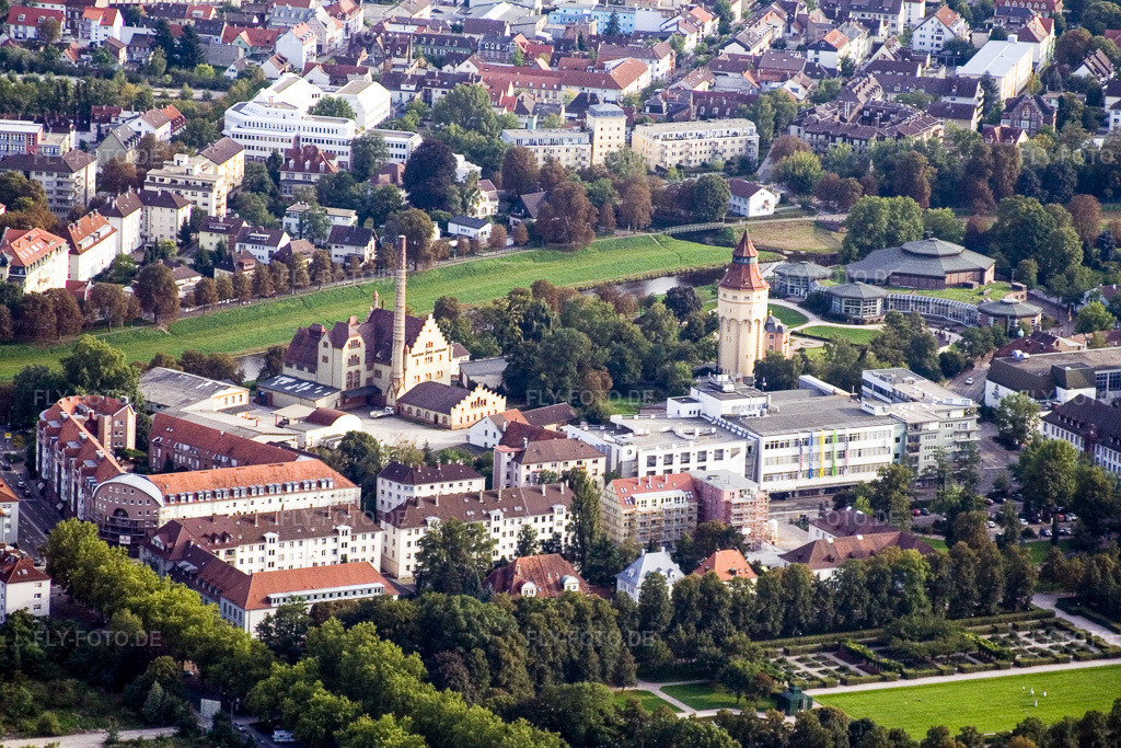 Luftbild: Brauerei C. Franz in Rastatt im Bundesland Baden-Württemberg in Deutschland. Foto: IMG_3860.jpg vom 10.09.2006 durch Werner Riehm/FLY-FOTO.de