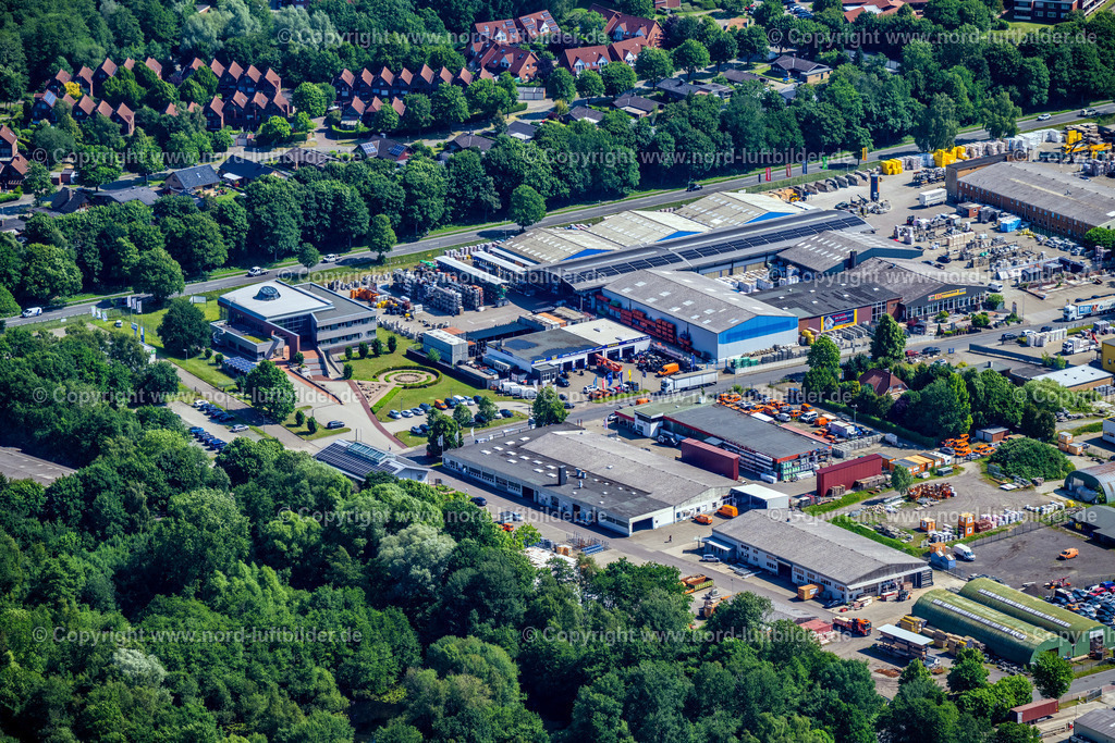 Stade_Süd_Gewerbegebiet_Lindemann_ELS_3844130625 | STADE 13.06.2025 Firmengelände der " Ernst Hasselbring GmbH " im Gewerbegebiet Stade-Süd in Stade im Bundesland Niedersachsen, Deutschland. // Company premises of "Ernst Hasselbring GmbH" in the Stade-South industrial park in Stade in the state Lower Saxony, Germany. Foto: Martin Elsen