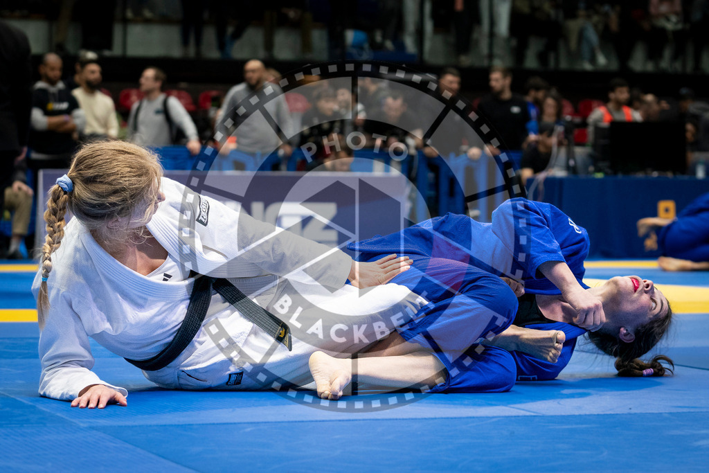 20240126PBB1075 | Fighters compete during the Brazilian Jiu-Jitsu European Championship of the IBJJF in Paris, France, on January 26, 2024.