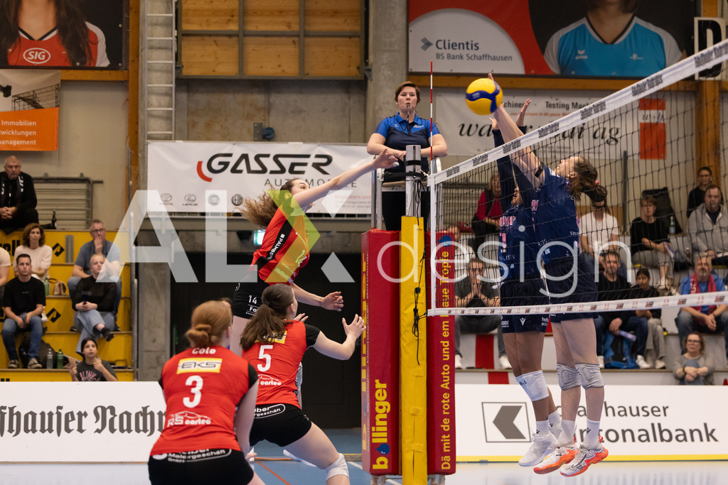 Volleyball I Frauen I Saison 2025-2026 I Volleyball NLA | Women I 1/2 Finals I  VC Kanti Schaffhausen - Sm'Aesch Pfeffingen I 07.03.2026 | 14 Josipa Marković (HR) (VC Kanti Schaffhausen) – Aussen - Realisiert mit Pictrs.com
