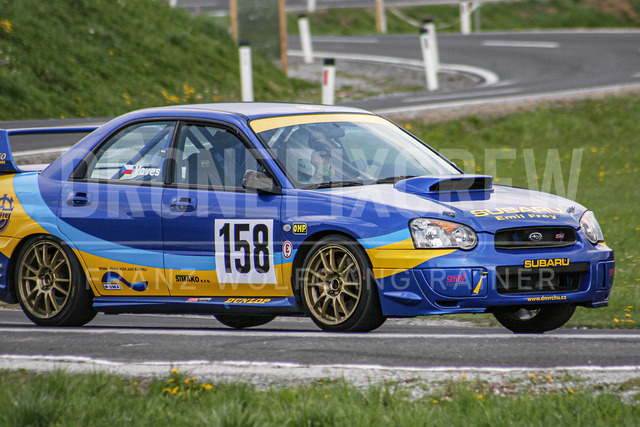Rechberg Hill Climb 2008 – Motorsport Event in Austria | Rechberg Hill Climb 2008 in Tulwitz, Styria, Austria. The image shows VOVES Jiri (CZE) Subaru Imprezza, #158.     