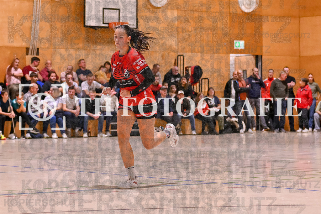 GER, SG Maulburg/Steinen - HSG Dreiland, Frauen-Handball, Oberliga Suedbaden, 3. Spieltag, Saison 2024/2025, 12.10.2024 | Lena Marie Hlawarschek (SG Maulburg/Steinen, #07)GER, SG Maulburg/Steinen - HSG Dreiland, Frauen-Handball, Oberliga Suedbaden, 3. Spieltag, Saison 2024/2025, 12.10.2024Foto: TH Fotografie/Thomas Hess