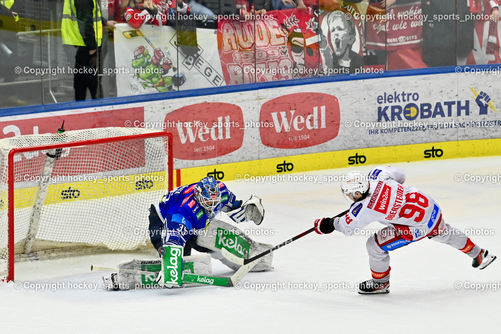 EC IDM WÄRMEPUMPEN VSV vs. EC KAC | Penalty, #35 Cannata Joe EC VSV,#98 Obersteiner Daniel EC KAC, EC IDM WÄRMEPUMPEN VSV vs. EC KAC, EC IDM WÄRMEPUMPEN VSV vs. EC KAC am 02.02.2025 in Villach (Stadthalle Villach), Austria, (Photo by Bernd Stefan)