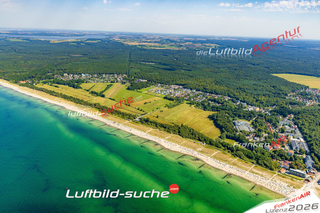 Schöne Luftaufnahme als Geschenk in Müritz Graal-Müritz - Die Luftbildaufnahme wurde 2025 vom UL-Flugzeug heraus erstellt ( keine Drohne ) - Hochauflösende Luftaufnahme -Nicht vergleichbar mit Google Maps oder Satelittenbilder- Die Geschenkidee !Mit Lizenz und Bildrechte bestellbar