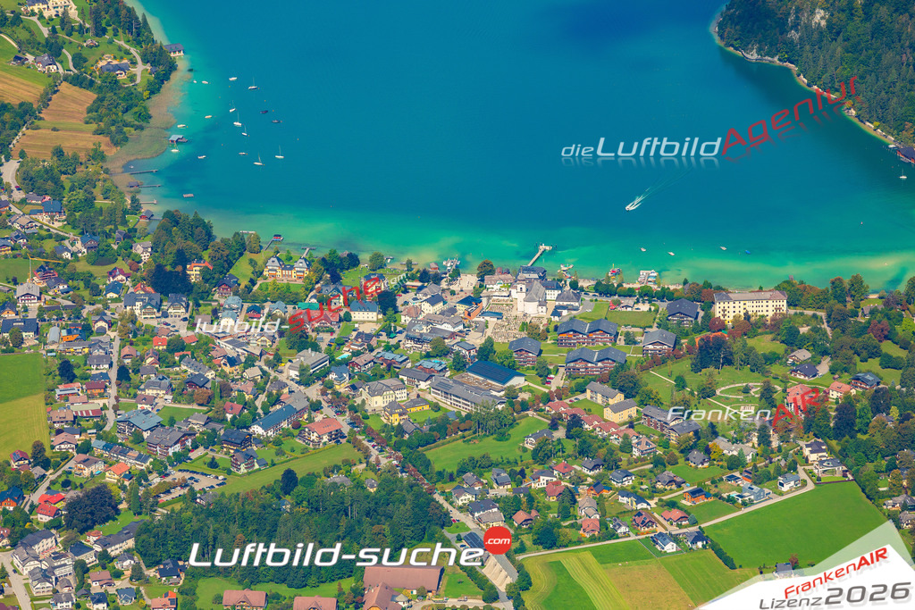 Luftaufnahme von Strobl Vs Google Maps- Die Luftaufnahme wurde 2025 vom UL-Flugzeug heraus erstellt ( keine Drohne ) - Hochauflösende Luftaufnahme - für professionelle Ausdrucke geeignet. Die Geschenkidee !Mit Lizenz und Bildrechte bestellbar