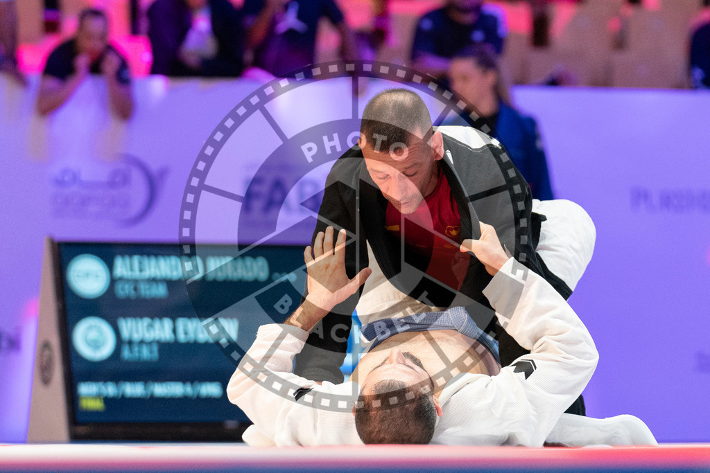 20231106PBB3094 | Fighters compete during the AJP World Master Championship in the Mubadala Arena in Abu Dhabi, Arab United Emirates, on November 6, 2023.