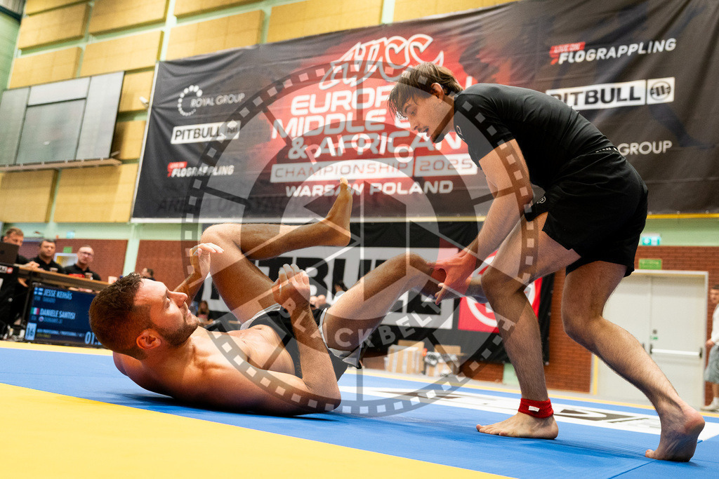 20250906PBB0958 | Fighters compete during the ADCC European Trials  competition in Warsaw, Poland, on September 6, 2025.