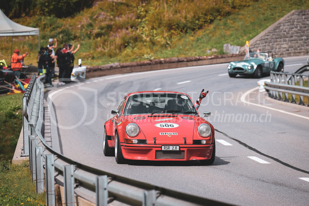 21. Arosa ClassicCar 2025 - 7. =September= 2025 | Peter Huber aus Mörschwil (SUI) in einem Porsche Carrera 2.8 RSR aus dem Jahre 1972 mit Startnummer 506 am Arosa ClassicCar 2025 in der Kategorie Competition..@arosaclassiccar, @arosa.official, #arosaclassiccar, #arosa, #76curves, #classiccarBild: Sportfotografie Markus Aeschimann | www.markus-aeschimann.ch - Realisiert mit Pictrs.com