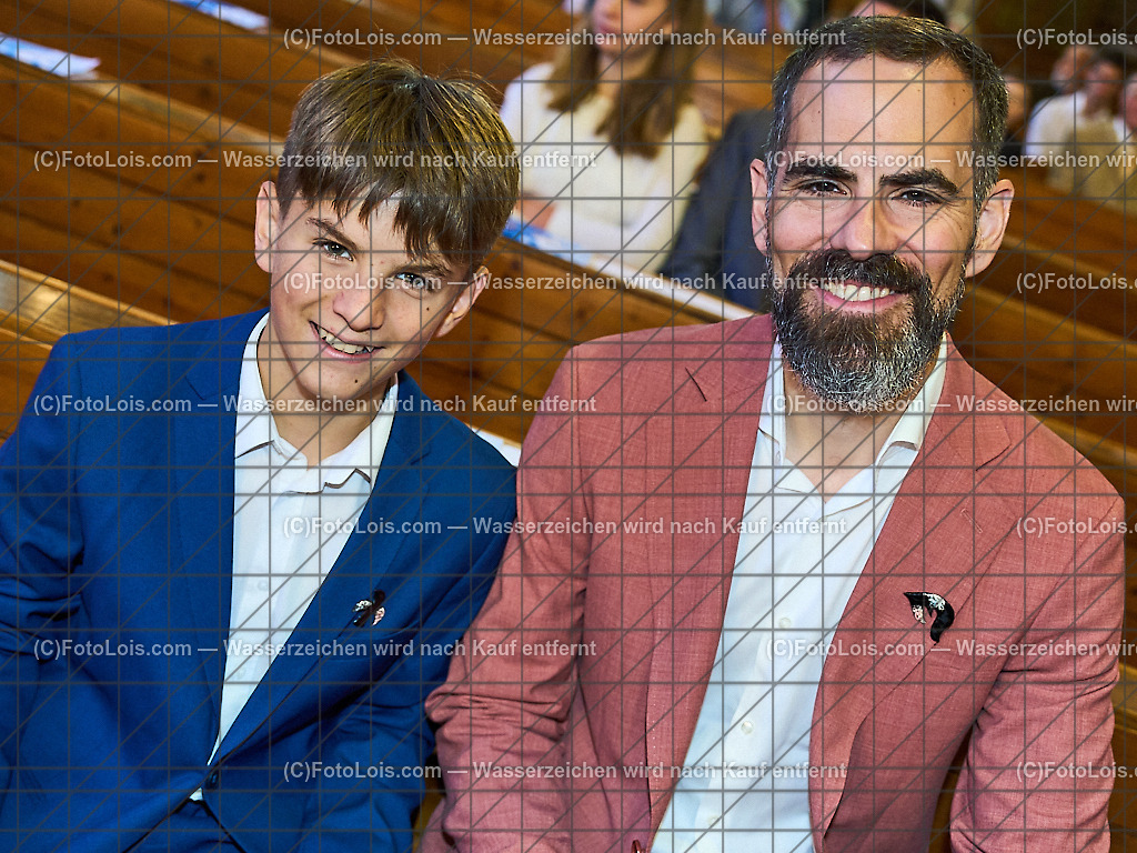 ALP0458_PfarrFirmung Wieselburg_Firmling-PateIn | (C)FotoLois.com, Alois Spandl, Firmung in der Pfarrkirche Wieselburg mit Generalvikar Dr. Christoph Weiss, Dechant Pfarrer Daniel Kostrzycki und Monignore Franz Dammerer, Sa 15. Juni 2024.