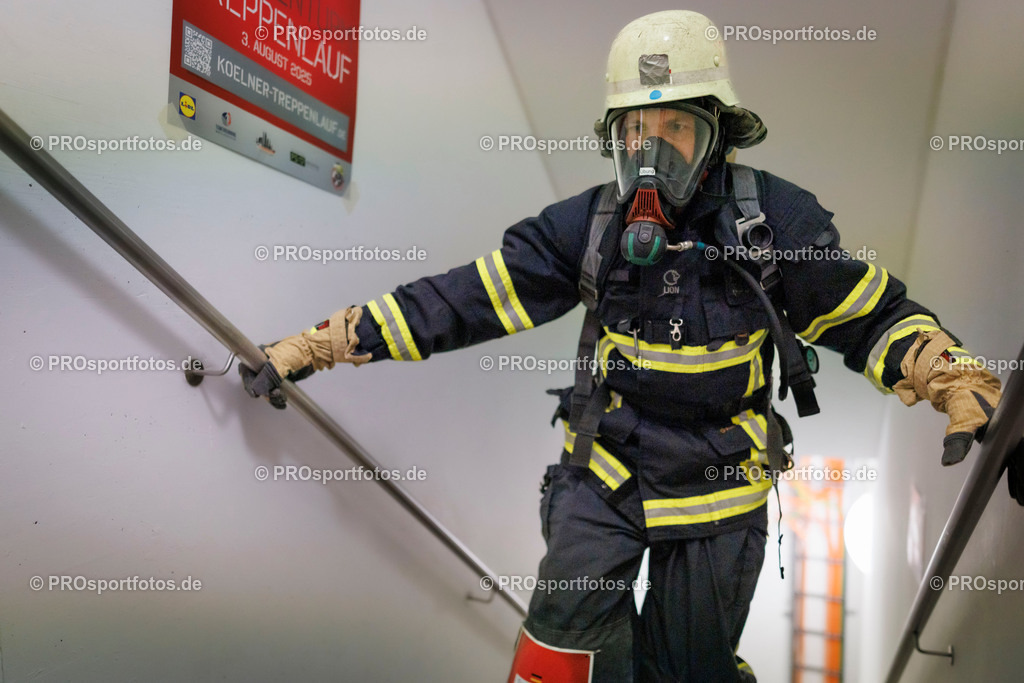 KölnTurm Treppenlauf; Köln, 03.08.2025 | Impressionen vom KölnTurm Treppenlauf am 03.08.2025 in Köln (Nordrhein-Westfalen). 