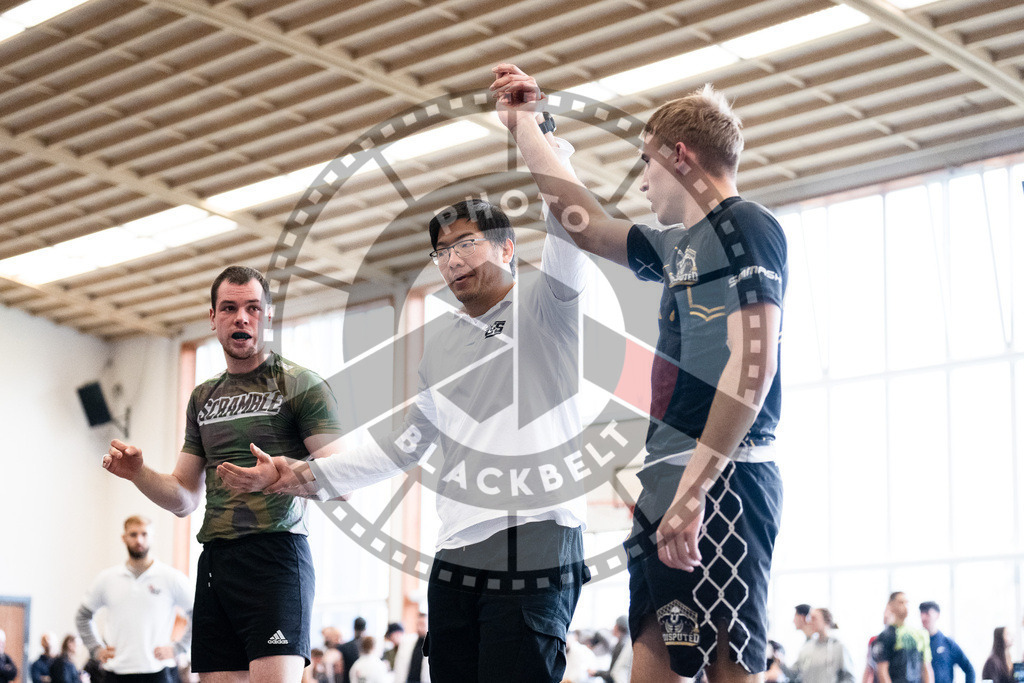 20251129PBB6220 | Fighters compete during the luta livre competition ILLCS XI winter edition on November 29, 2025 in Hannover, Germany.