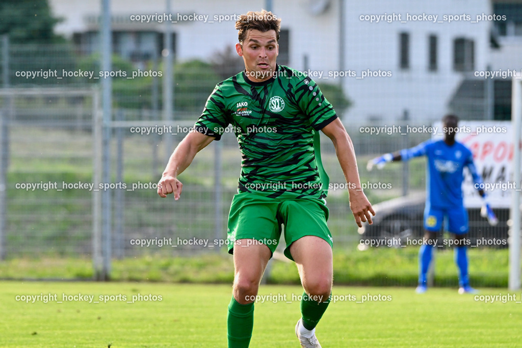 SC Landskron vs. Thal Assling  | #9 Luka Gajic SC Landskron, SC Landskron vs. Thal Assling , SC Landskron vs. Thal Assling  am 09.08.2024 in Villach (Sportanlage Landskron), Austria, (Photo by Bernd Stefan)