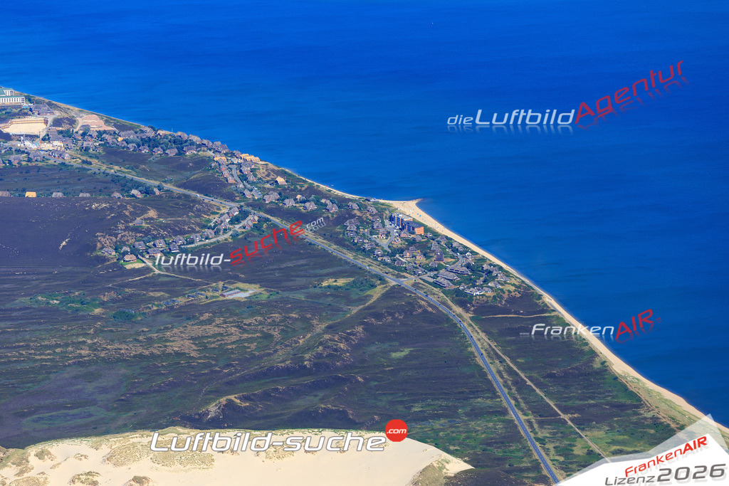 Die Luftbildaufnahme Nord - Sylt wurde 2018 mittels Flugzeug (keine Drohne) erstellt. Perfekte Schärfe und Druck- Auflösung- Garantiert!