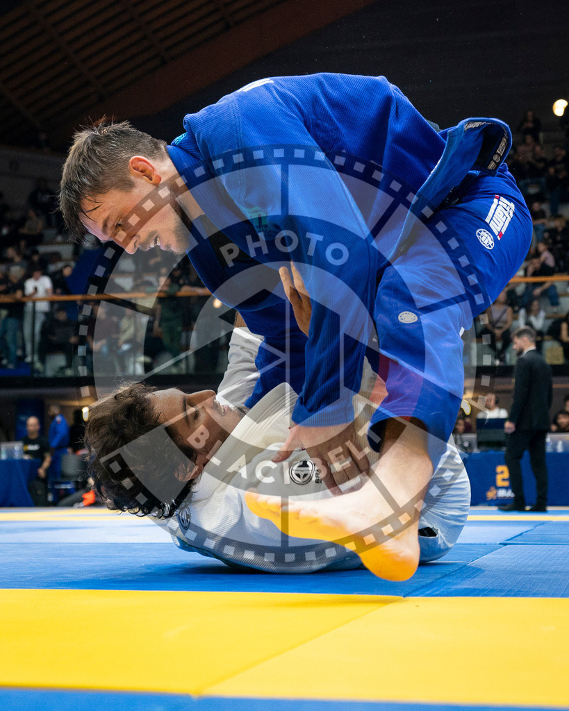 20240126PBB1255 | Fighters compete during the Brazilian Jiu-Jitsu European Championship of the IBJJF in Paris, France, on January 26, 2024.