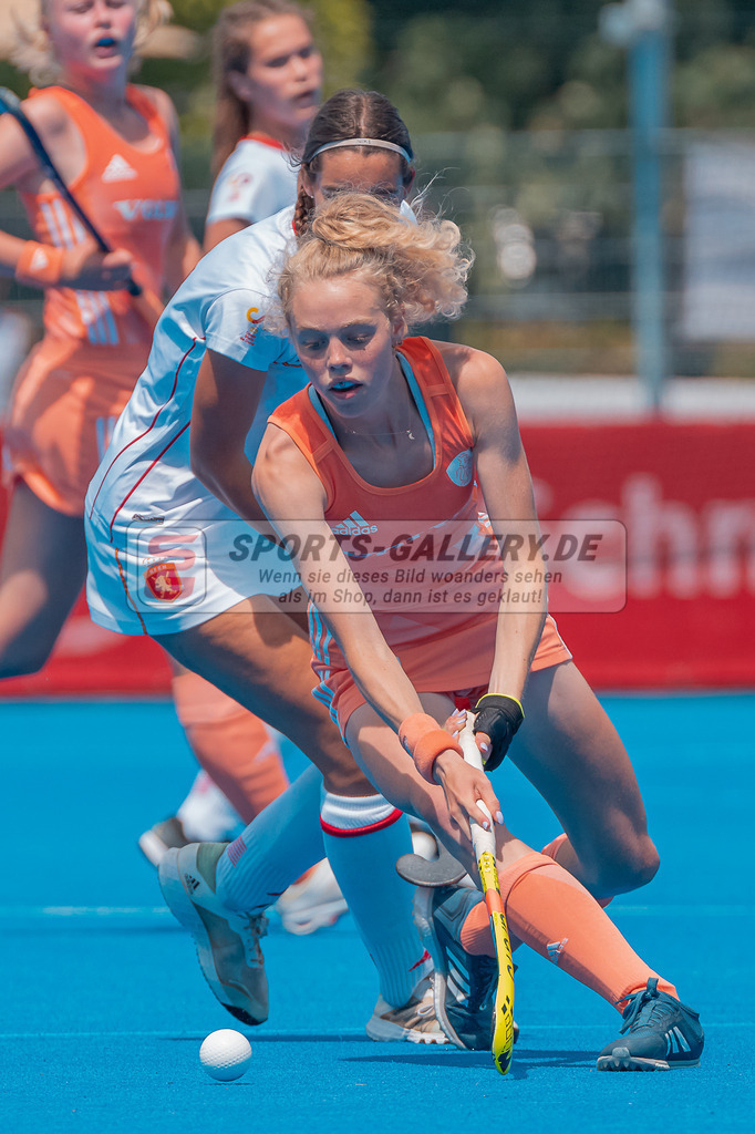 HK_20230711_101112 | Euro Hockey WU18 Spain vs Netherlands Championship Girls & Boys am 11.7.2023 CHTC , Krefeld ,