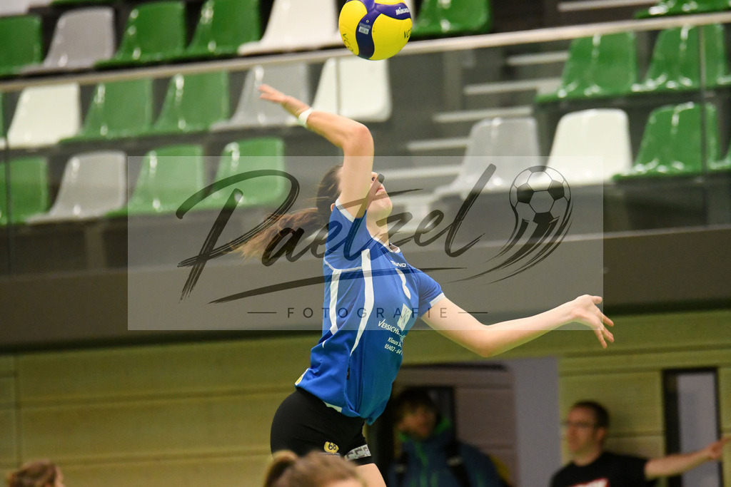 20200208_VCOASC_0023 | Volleyball, Frauen:   waehrend des Spiels der Regionalliga NordWest zwischen VC Osnabrueck und ASC 46 Goettingen in der Schlosswall-Halle am 08.02.2020 in Osnabrueck, Deutschland. - Realisiert mit Pictrs.com