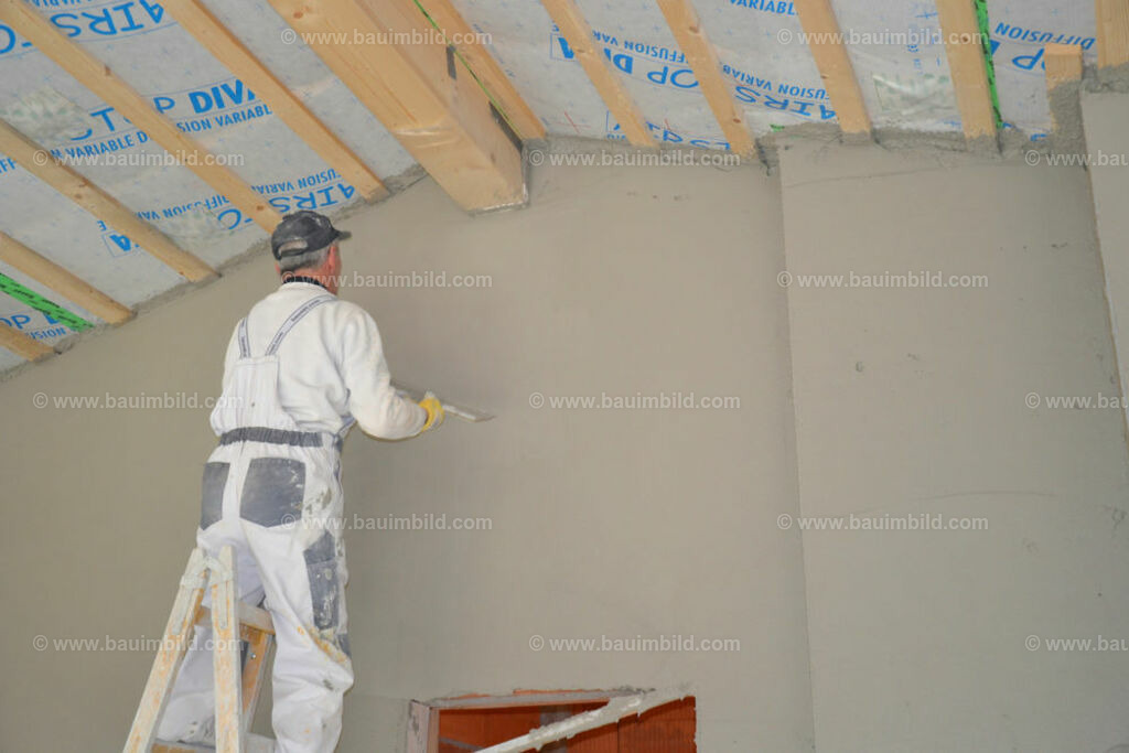 bib-lg18-putzarbeiten-0054 | Nach LV-Leistungsgruppen sortierte Detailfotos über den Bau eines Hauses. Alle Hausbau-Bilder direkt vom Urheber und Autor der Website Haus-Selber-Bauen.com