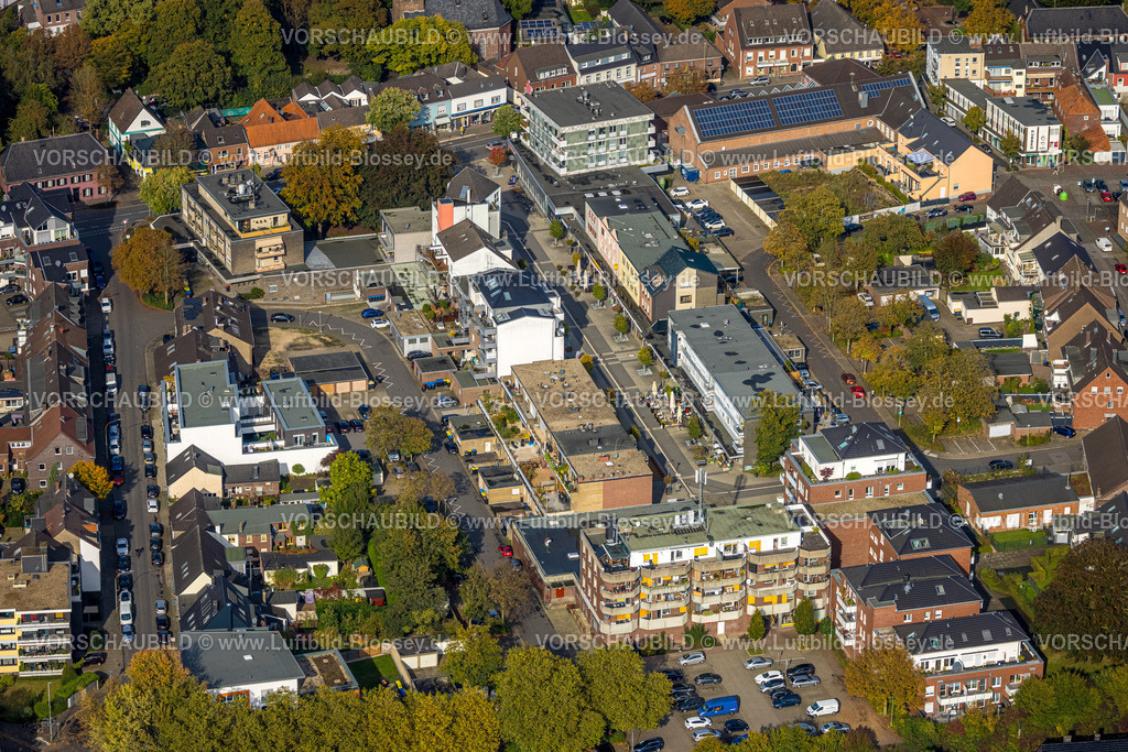 Neukirchen-Vluyn241013389 | Luftbild, Einkaufsstraße Vluyner Platz, Vluyn, Neukirchen-Vluyn, Ruhrgebiet, Nordrhein-Westfalen, Deutschland