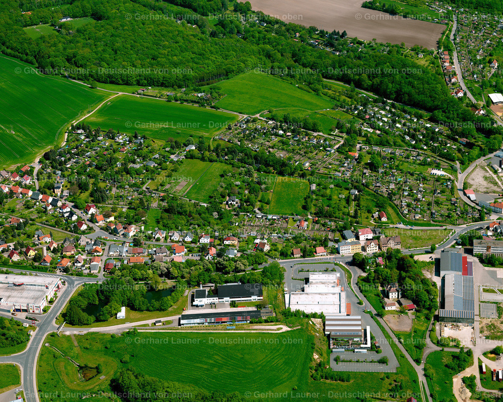 2866432 | Eisenberg, Gewerbegebiet Donitzschkau und Kleingartenanlage Rommelsfeld