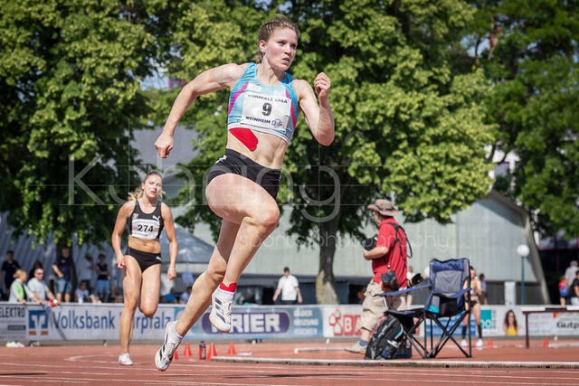 B&amp;S Kurpfalz Gala; Weinheim, 23.05.2026 | WEINHEIM, GERMANY - MAY 24: Talea Prepens (GER/TV Cloppenburg) over 200m during the B&amp;S Kurpfalz Gala am 23.05.2026 at the  Sepp-Herberger-Stadium in Weinheim (Baden-Wuerttemberg / Germany).