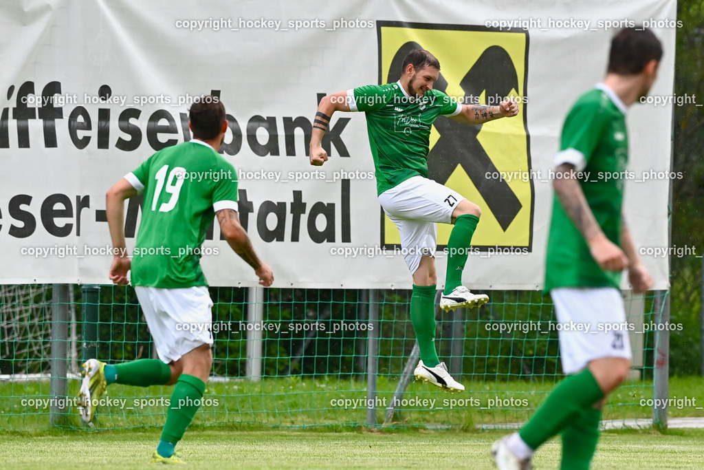SV Malta vs. SV Rapid Feffernitz 3.6.2023 | Jubel SV Rapid Feffernitz, #27 Michael Smoliner Torschütze