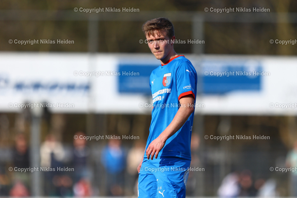 NH_FCEintrachtNorderstedt_SVDrochtersenAssel_RegionalligaNord_09032025 | #23 Maximilian Benjamin Geissen (SV Drochtersen/Assel)Fußball I Herren I Regionalliga Nord I Saison 2024-2025 I 25. Spieltag I FC Eintracht Norderstedt - SV Drochtersen/Assel I 09.03.2025 I Edmund-Plambeck-Stadion