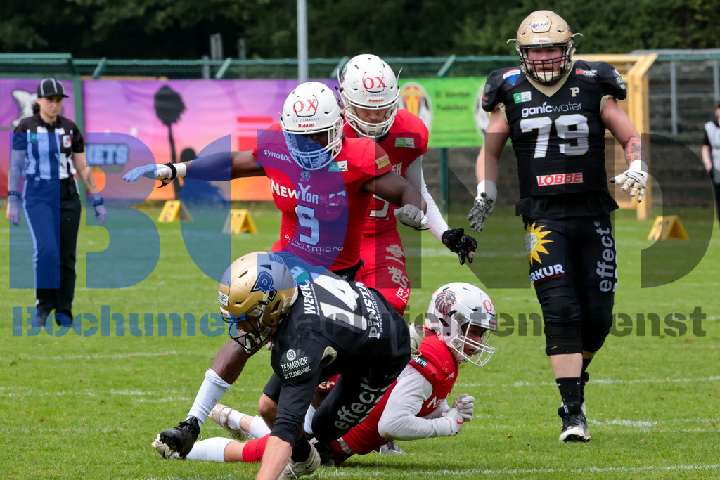 GFL: Paderborn Dolphins vs. New Yorker Lions{date} -  | {headline}(Foto: Sebastian Sendlak / BOND) - Realisiert mit Pictrs.com