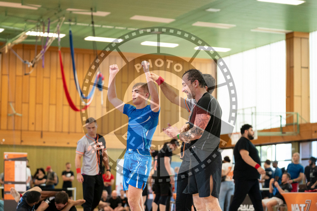 20230624PBB_2410 | Athletes compete during the Grappling Industries BJJ Competition in the Siemensstadt sport club in Berlin, Germany, on June 24, 2023.