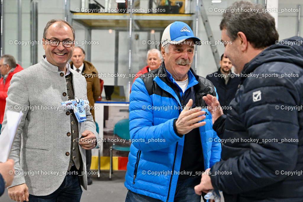 ESC Soccerzone Steindorf 50 Jahr Feier 26.2.2023 | Bürgermeister Steindorf Georg Kavalar, Obmann ESC Steindorf Hans Tschernutter