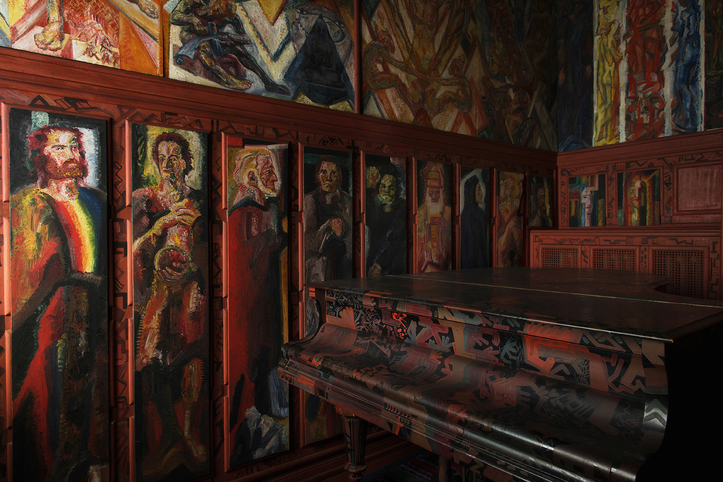 Musikzimmer | Musikzimmer in der Kunststätte Bossard - Realisiert mit Pictrs.com